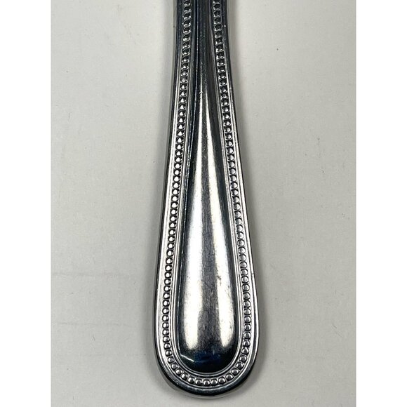 Wallace Stainless CONTINENTAL Bead Beaded Glossy 9.5" DINNER KNIFE Flatware - Picture 2 of 3